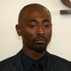 Actor Darris Love at a press conference in Los Angeles on June 12, 2018, to discuss being mistakenly detained by police searching for a burglary suspect.